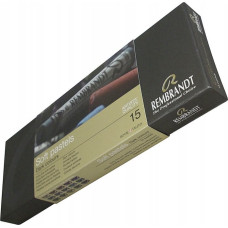 Artequipment Rembrandt Soft pastel set Dark Colours | 15 whole pastels