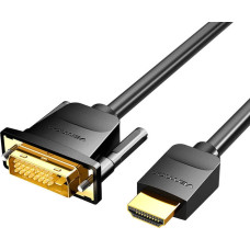 Vention Adapter AV Vention Vention ABFBH adapter kablowy 2 m HDMI Typu A (Standard) DVI-D Czarny