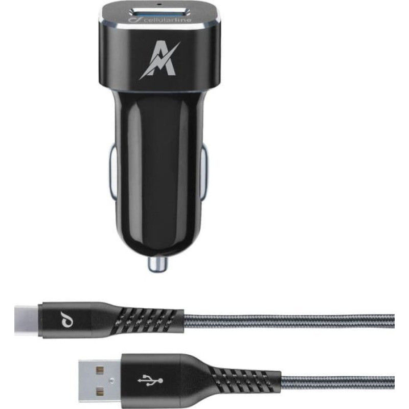 Cellular Line Ładowarka Cellular Line CAR CHARGER KIT TETRA SAMSUNG TYC BLACK