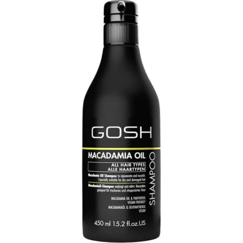 Gosh Odżywczy szampon do włosów Macadamia Oil 450ml