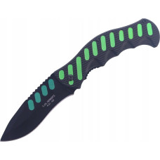 Herbertz Nóż składany Herbertz Solingen Hit Black / Green Aluminium, Black Blade (565912)