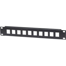 Intellinet Network Solutions INTELLINET 10 Port Patchpanel unbestueckt 1 HE schwarz