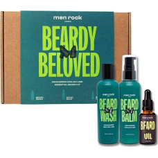 Menrock Beardy Beloved Awakening Sicilian Lime zestaw szampon do brody 100ml + balsam do brody 100ml + olejek do brody 30ml