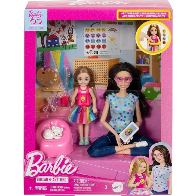 Mattel Barbie Arteterapia Zestaw z 2 lalkami HRG48