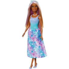 Mattel Barbie Księżniczka Lalka Niebiesko-fioletowy strój