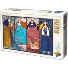 D-Toys Puzzle 2000 Andrea Kurti, Cztery księżniczki