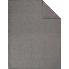 Ibena Ibena Uni Structure Blanket grey Charlotte GOTS, 140x200cm