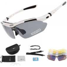 Rockbros Okulary rowerowe Rockbros 10002 polaryzujące - białe