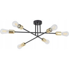 Tk Lighting Lampa sufitowa TK Lighting TK Lighting Vista 6673 plafon lampa sufitowa 6x15W E27 czarny/złoty