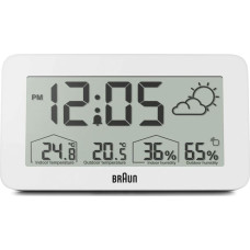 Braun Stacja pogodowa Braun Braun BC 13 W DCF Digital Weather Station white