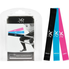 Xqmax ZESTAW 3 GUM TAŚM DO ĆWICZEŃ STRETCH BAND XQMAX