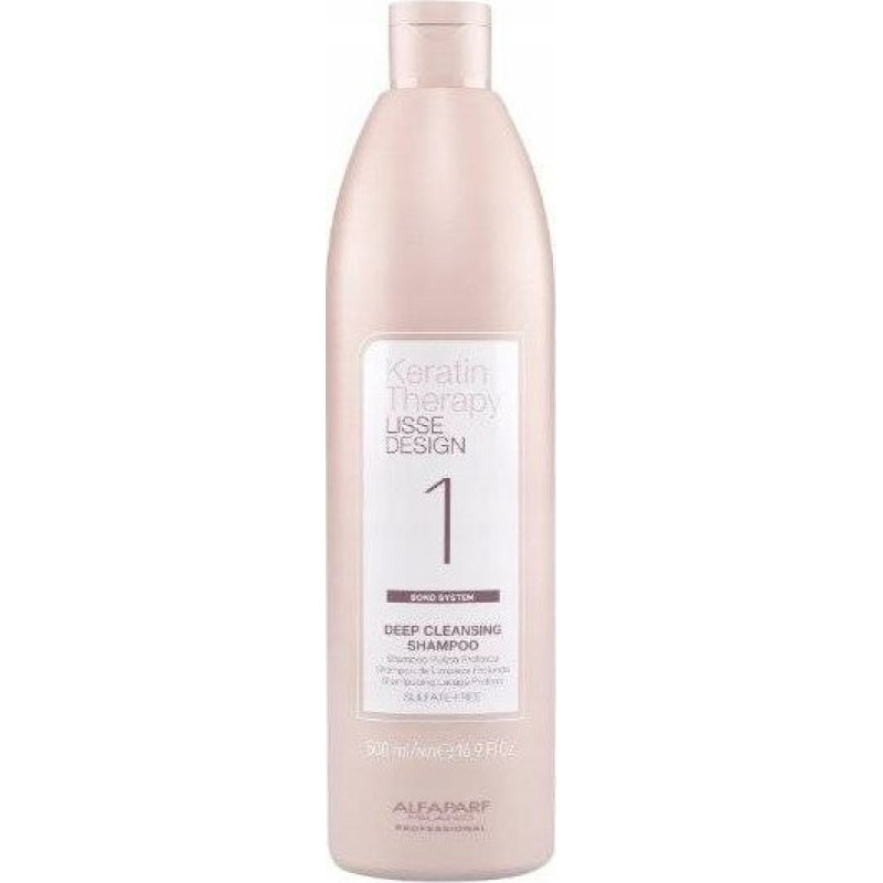 Noname ALFAPARF_Keratin Therapy Lisse Design Deep Cleansing Shampoo szampon głęboko oczyszczający 500ml