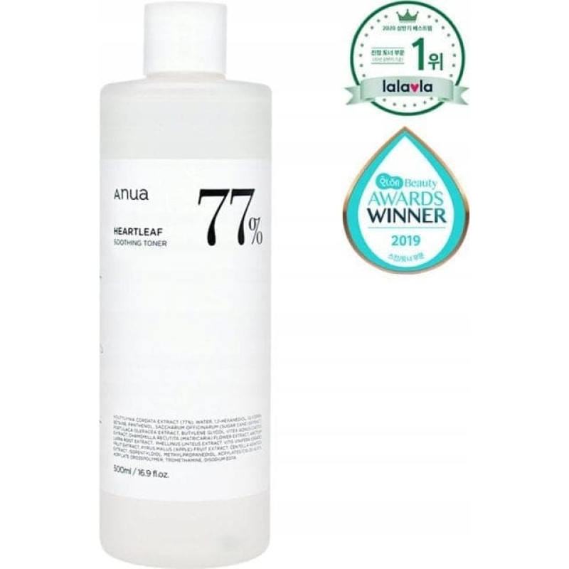 Noname ANUA_Heartleaf 77% Soothing Toner tonik do twarzy 500ml