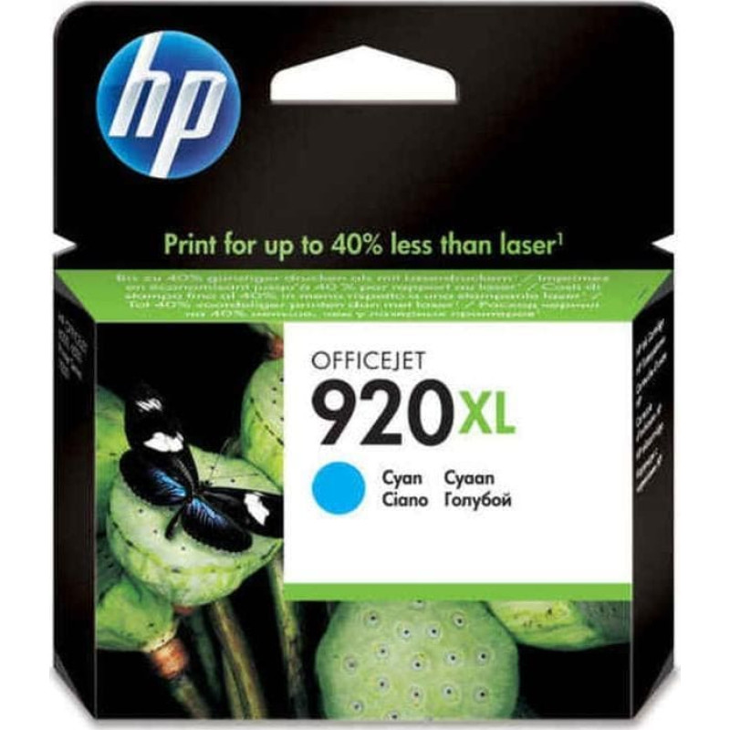 HP Tusz HP Tusz HP niebieski HP 920XL, HP920XL=CD972AE, 700 str.,6 ml