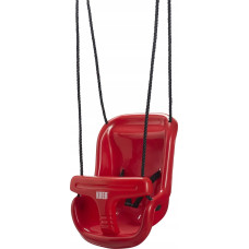 Austin Macauley Publishers Huśtawka Austin Macauley Publishers KREA Swing w/High Back In Plastic Red