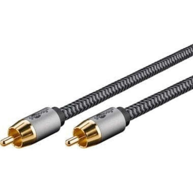 Triton Kabel TRITON Kabel mono RCA, 5 m, Sharkskin Grey - Długość kabla 5 m