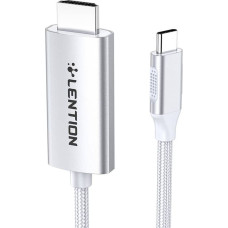 Baseus Kabel Baseus Kabel USB-C do HDMI 2.0 Lention CU707, 4K60Hz, 1Gbps, 3m (srebrny)