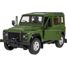 Rastar Land Rover Defender zielony RASTAR model 1:14 Zdalnie sterowanie auto + Pilot 2,4 GHz + Ręcznie otwierane drzwi