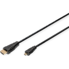 Triton Kabel TRITON Digitus HDMI 1.4 1m kabel HDMI HDMI Typu D (Micro) HDMI Typu A (Standard) Czarny