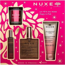 Nuxe Set Nuxe: Prodigieux Floral, Scented Candle, 70 g + Prodigieux Floral, Shower Gel, All Over The Body, For All Skin Types, 70 ml + Prodigieux Floral Le Parfum, Eau De Parfum, For Women, 15 ml *Miniature + Huile Prodigieuse Multi-Purpose Floral, Body