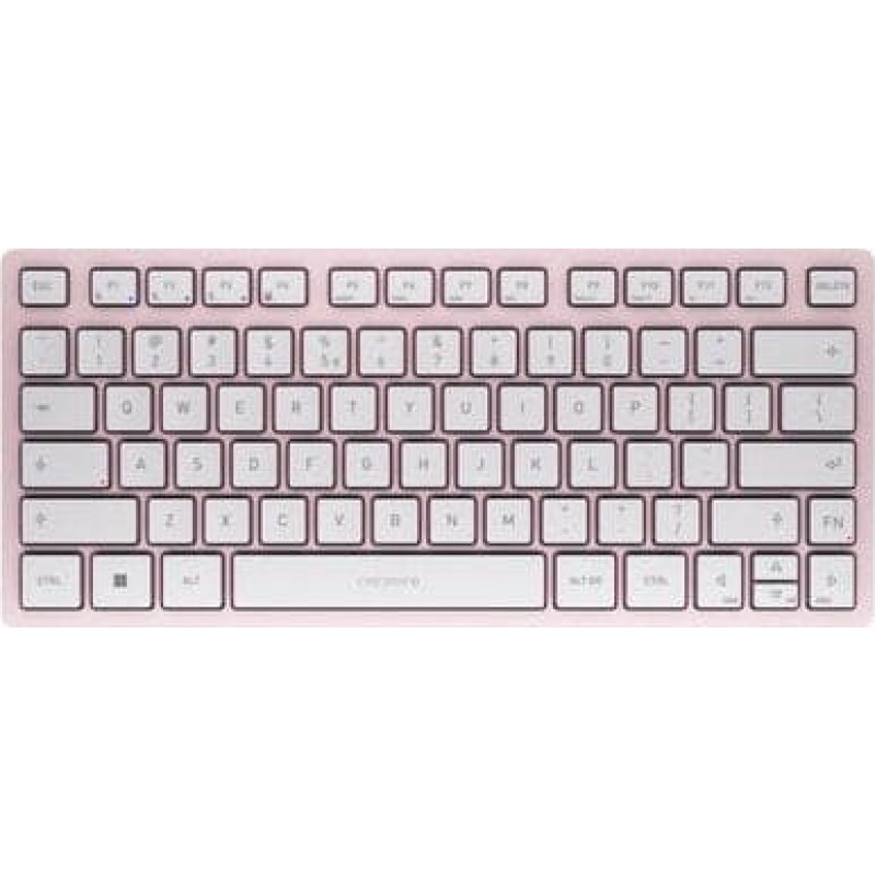 Cherry Klawiatura Cherry CHERRY KW 7100 MINI BT klawiatura Bluetooth QWERTY Angielski Różowy