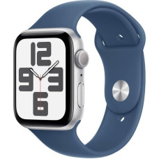 Apple Watch SE (2024) silver aluminium  40mm denim sport band Size S/M DE