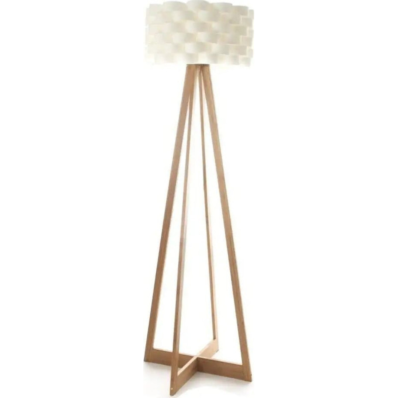 Atmosphera Lampa podłogowa Atmosphera Lampa podłogowa bambusowa - kolor biały, wys. 150 cm