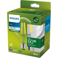 Signify Philips Classic LED-A-Label Lampe 60W E27 klar neutralws Globe