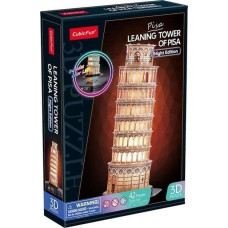 Cubic Fun Puzzle 3D LED Krzywa wieża w Pizie (wersja nocna)