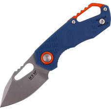 MKM Nóż MKM Isonzo Clip Point Blue FRN, Stone Washed N