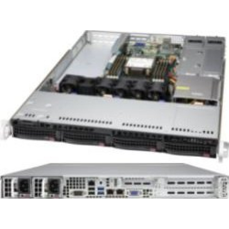 Supermicro Obudowa serwerowa SuperMicro Supermicro Gehäuse SuperChassis CSE-815TQC4-R504WB3 Black