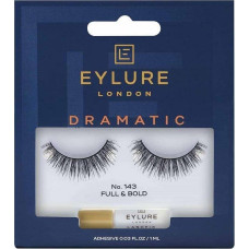 Eylure Dramatic Lashes sztuczne rzęsy z klejem efekt podwójnej objętości No. 143