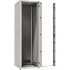 EFB Szafa EFB EFB 19Zoll Netzwerkschrank 27HE 600X600 RAL7035 Grau Fronttuer Glas komplett Ruecktuer Stahl 1 teilig 2 Vorreiber komplett montiert