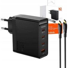 Mcdodo Ładowarka Mcdodo Ładowarka sieciowa McDodo GAN 3xUSB-C + USB, 100W + kabel 2m (czarna)