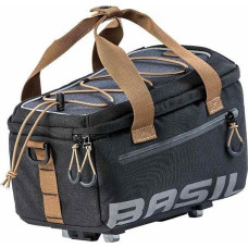 Basil Torba na bagażnik BASIL MILES TARPAULIN TRUNKBAG MIK 7L, MIK System (reay to go), 100% wodoodporna black slate (NEW 2024)