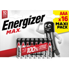 Energizer 16x Bateria Energizer MAX AAA LR03 /16 eco cena za blister 16szt.