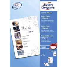 Avery Avery 2579-100, Inkjet, A4, White, 100 sheets, Canon, Epson, HP, Lexmark standard inkjet printers, 210 mm