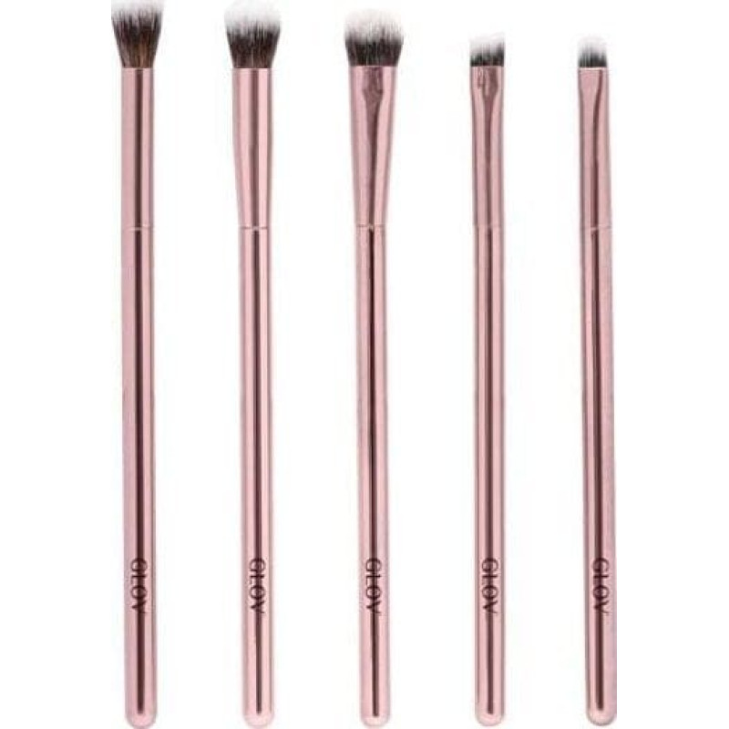 Glov Eye Brushes pędzle do makijażu oczu Pink 5szt