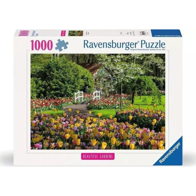 Ravensburger Puzzle 1000 Ogrody Keukenhof