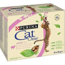 Purina Karma Cat Chow z jagnięciną i zieloną fasolką10x85g