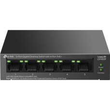 Tp-Link Switch TP-Link TP-Link LiteWave switch LS105GP (5xGbE, 4xPoE+, 65W, fanless)