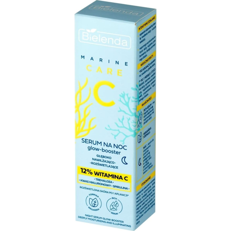 Bielenda BIELENDA Marine Care C Serum glow-booster na noc głęboko nawilżająco rozświetlające -  12% Witamina C 30 ml