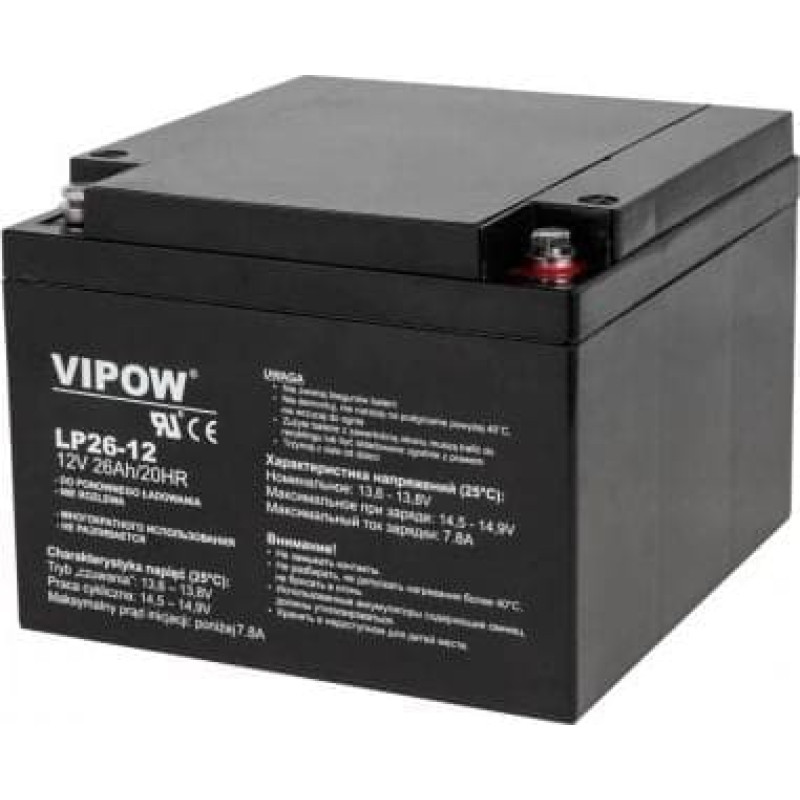 Vipow Akumulator 12V/26Ah (BAT0270)