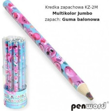 Penword KREDKA ZAPACHOWA KZ-2M MULTIKOLOR JUMBO GUMA BALONOWA Penword