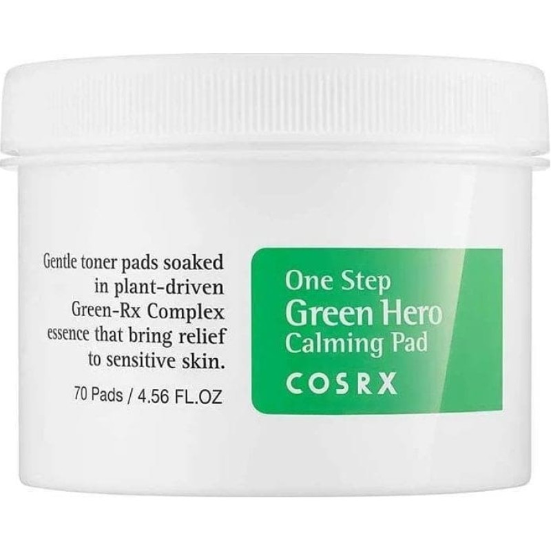 Cosrx COSRX Płatki z tonikiem One Step Green Hero Calming Pad - 70 sztuk