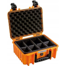 B&W International Walizka foto B&W International B&W Outdoor Case Type 3000 orange incl. divider system