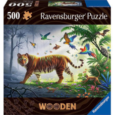 Ravensburger Wooden Puzzle Tiger im Dschungel (505 Teile)