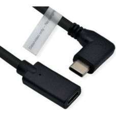 Triton Kabel TRITON ROLINE Kabel wideo typu C, przedłużacz USB-C (DP Alt Mode) C-C, M/F, zwart, 2 m