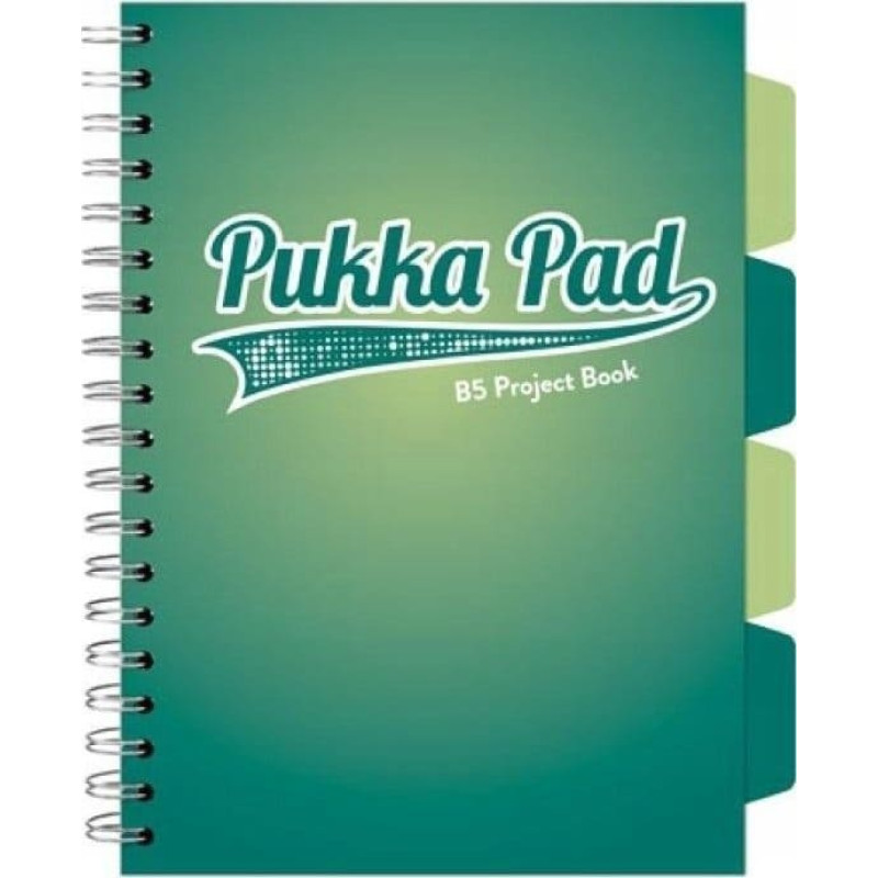 Pukka Pad Project Book Dark B5/100K kratka turkusowy (3szt)