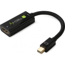 Techly Adapter AV Techly DisplayPort Mini - HDMI czarny (IADAP MDP-HDMIF8K)